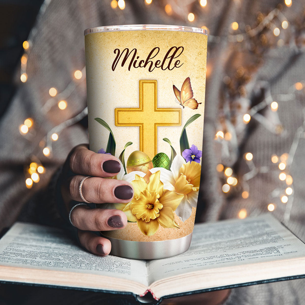Psalm 32:8 Faith-Inspired Stainless Steel Tumbler - Personalized Gift for Women