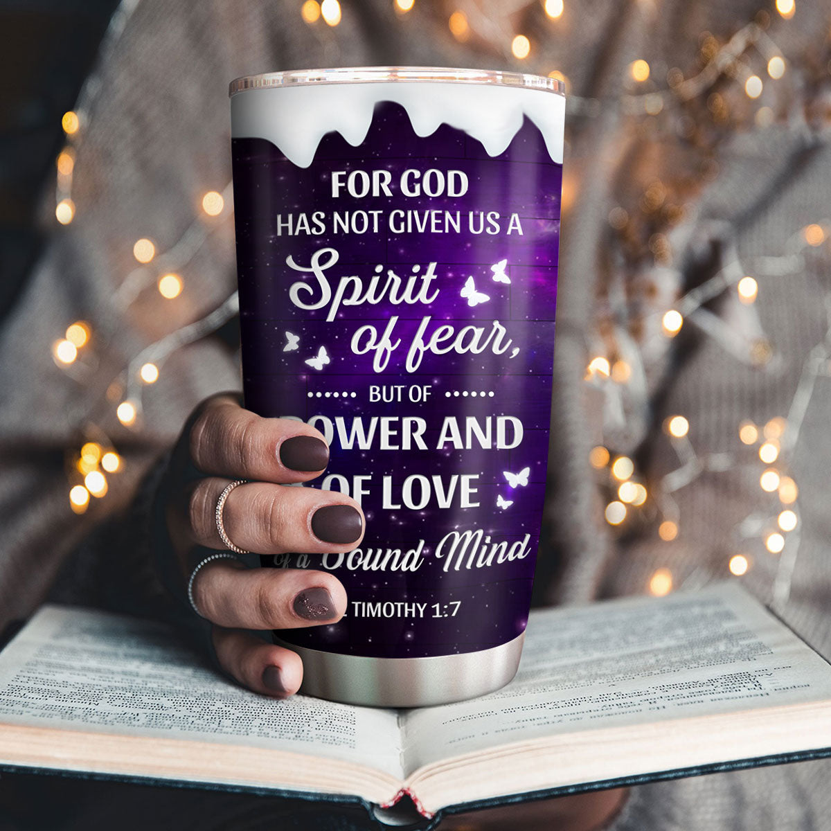 Believe In God - Personalized Stainless Steel Tumbler