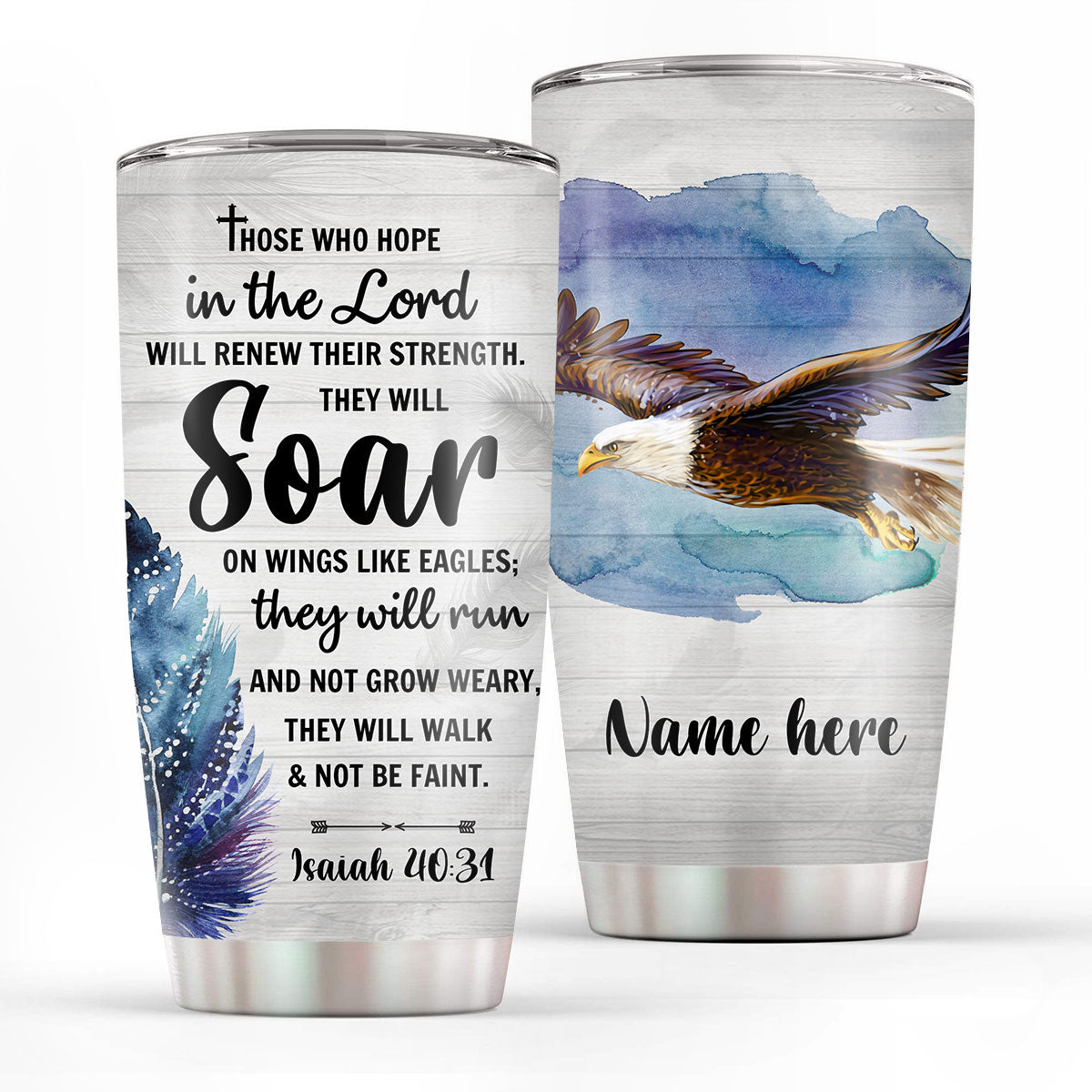 Hope in the Lord - Inspirational Christian Tumbler