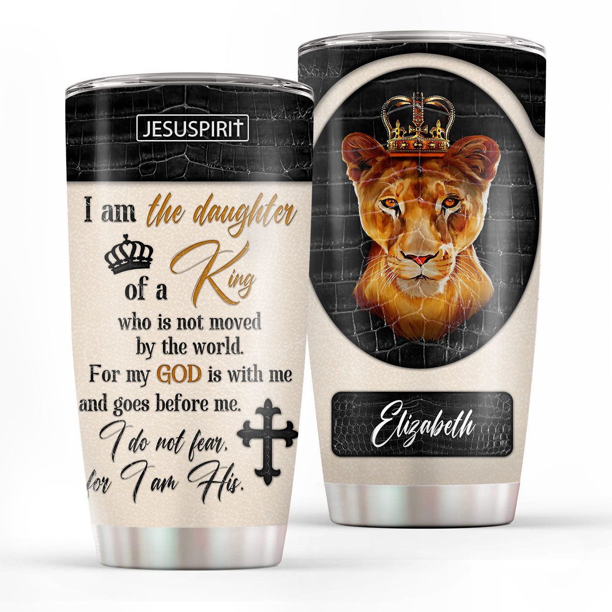 For My God Is With Me - Personalized Stainless Steel Tumbler
