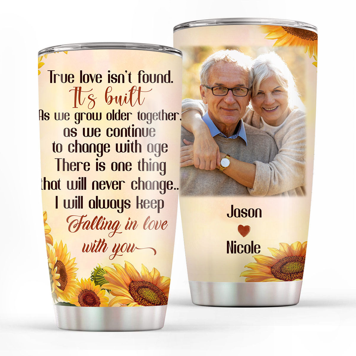 I Will Always Keep Falling In Love With You - Personalized Tumbler