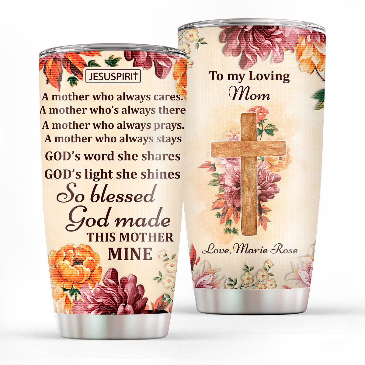 Mother's Love - Personalized Stainless Steel Tumbler