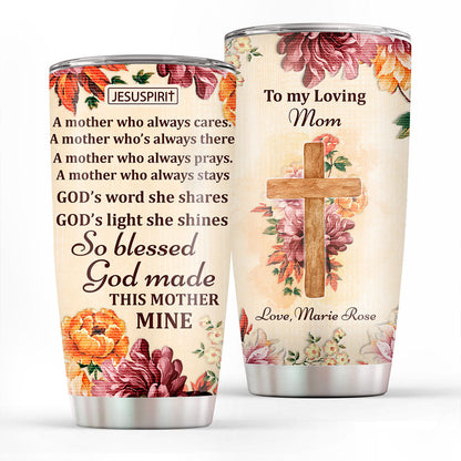 Mother's Love - Personalized Stainless Steel Tumbler