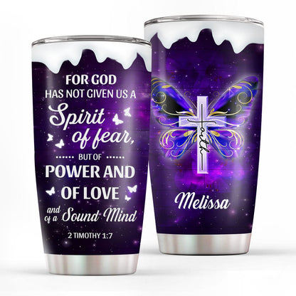 Believe In God - Personalized Stainless Steel Tumbler