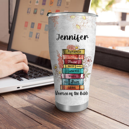 Faith-Inspired - Personalized Stainless Steel Tumbler for Women