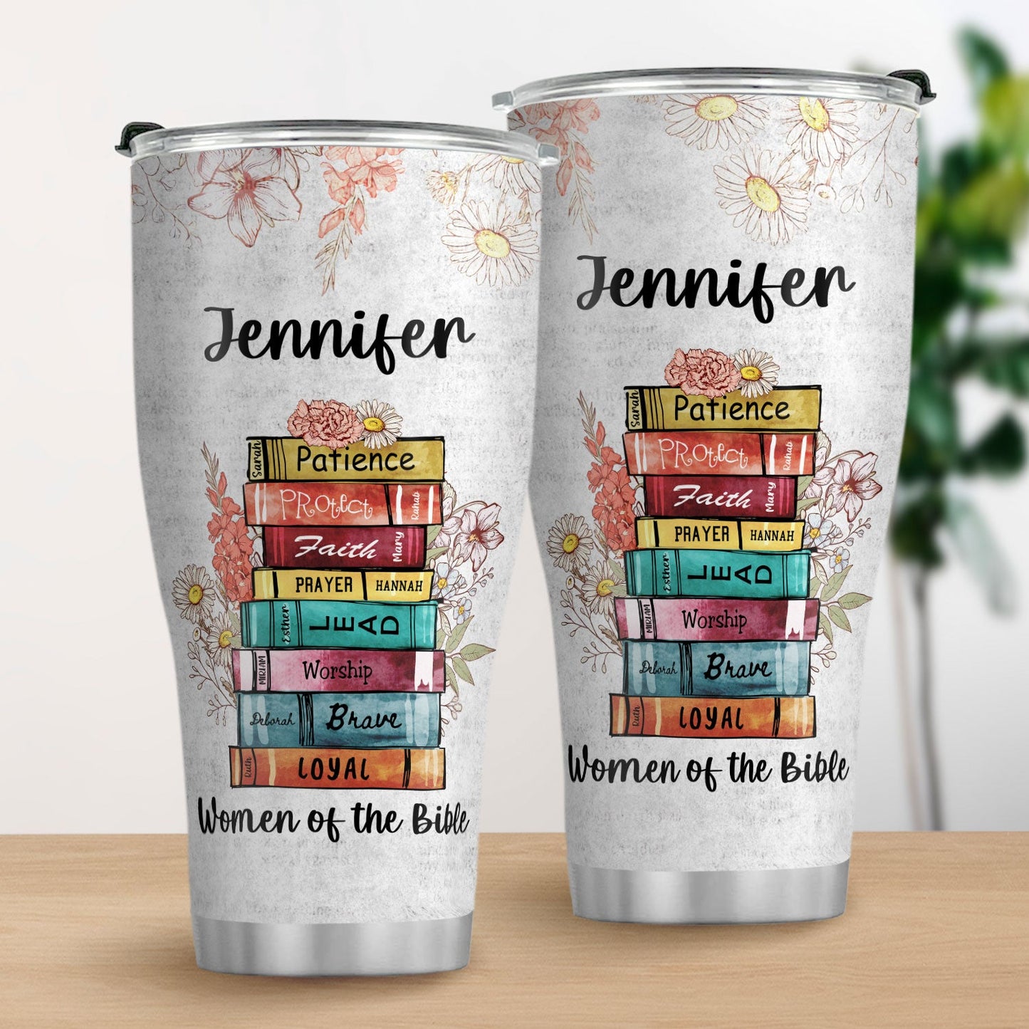 Faith-Inspired - Personalized Stainless Steel Tumbler for Women