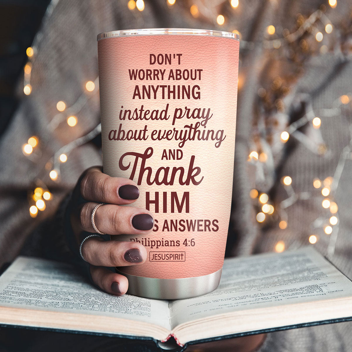 Don't Worry - Personalized Stainless Steel Tumbler