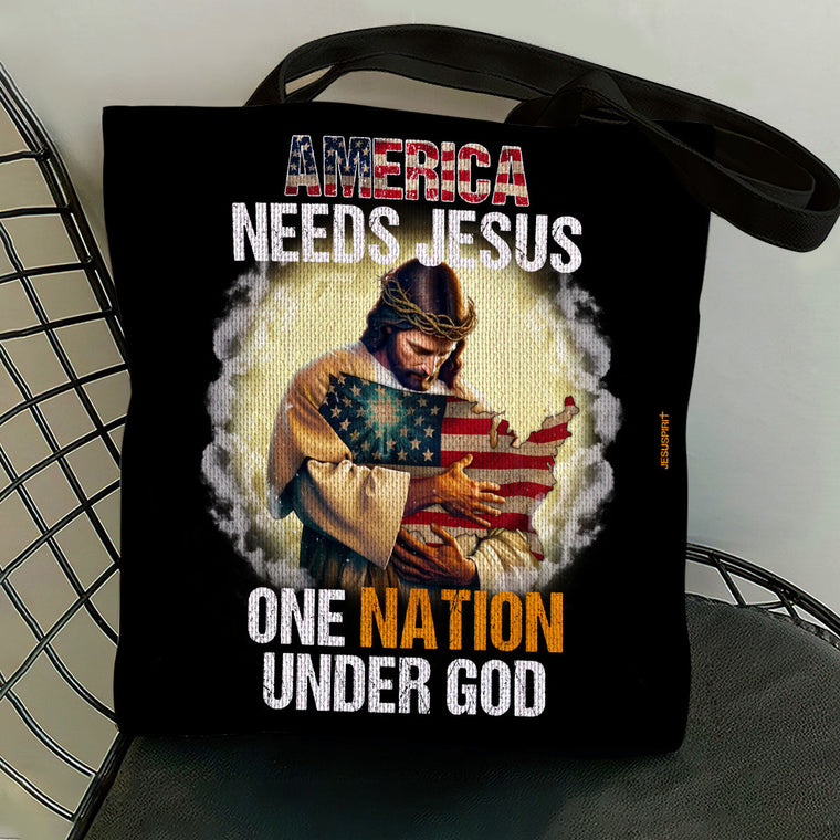 One Nation Under God - Inspirational Tote Bag GTTJS10012