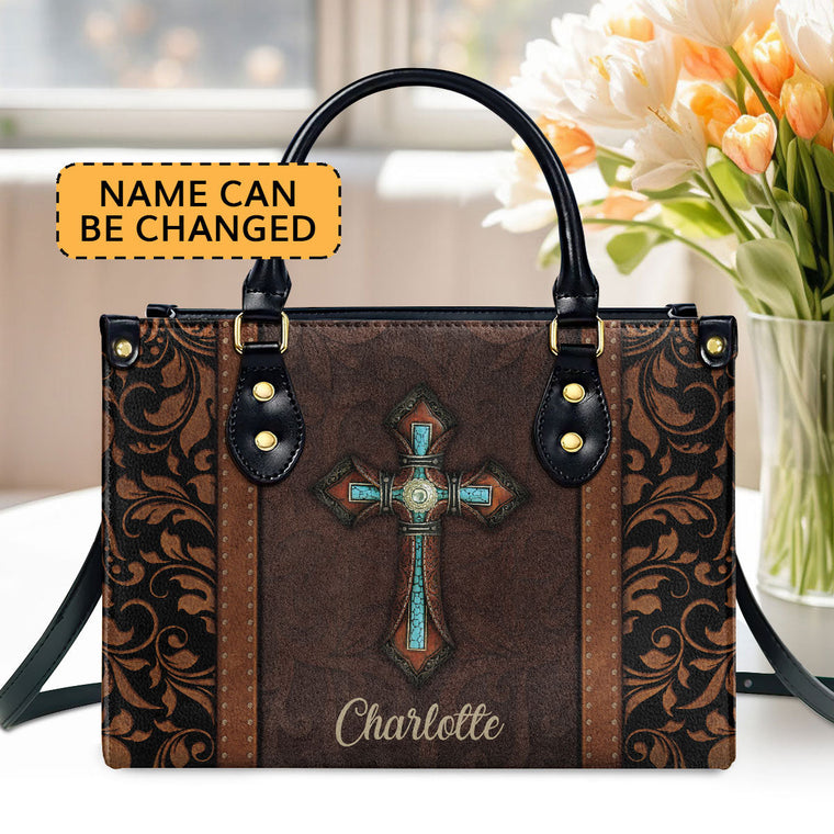 Faith-Inspired - Personalized Leather Handbag GMJSLB200108