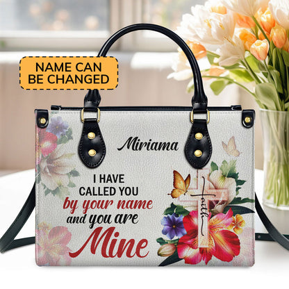 Faith-Inspired - Personalized Leather Handbag GMJSLB200091