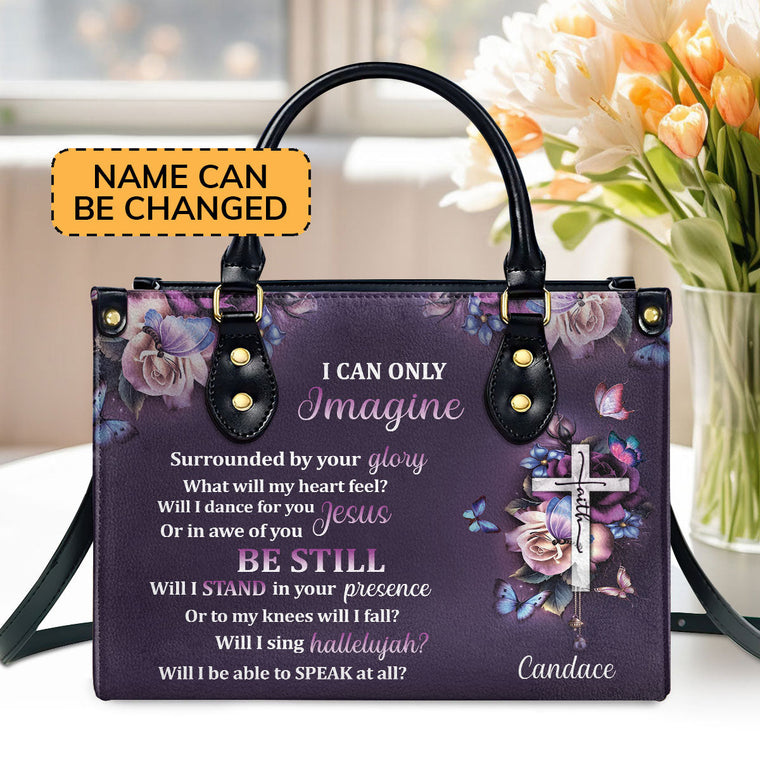 Faith-Inspired - Personalized Leather Handbag for Women GMJSLB200096