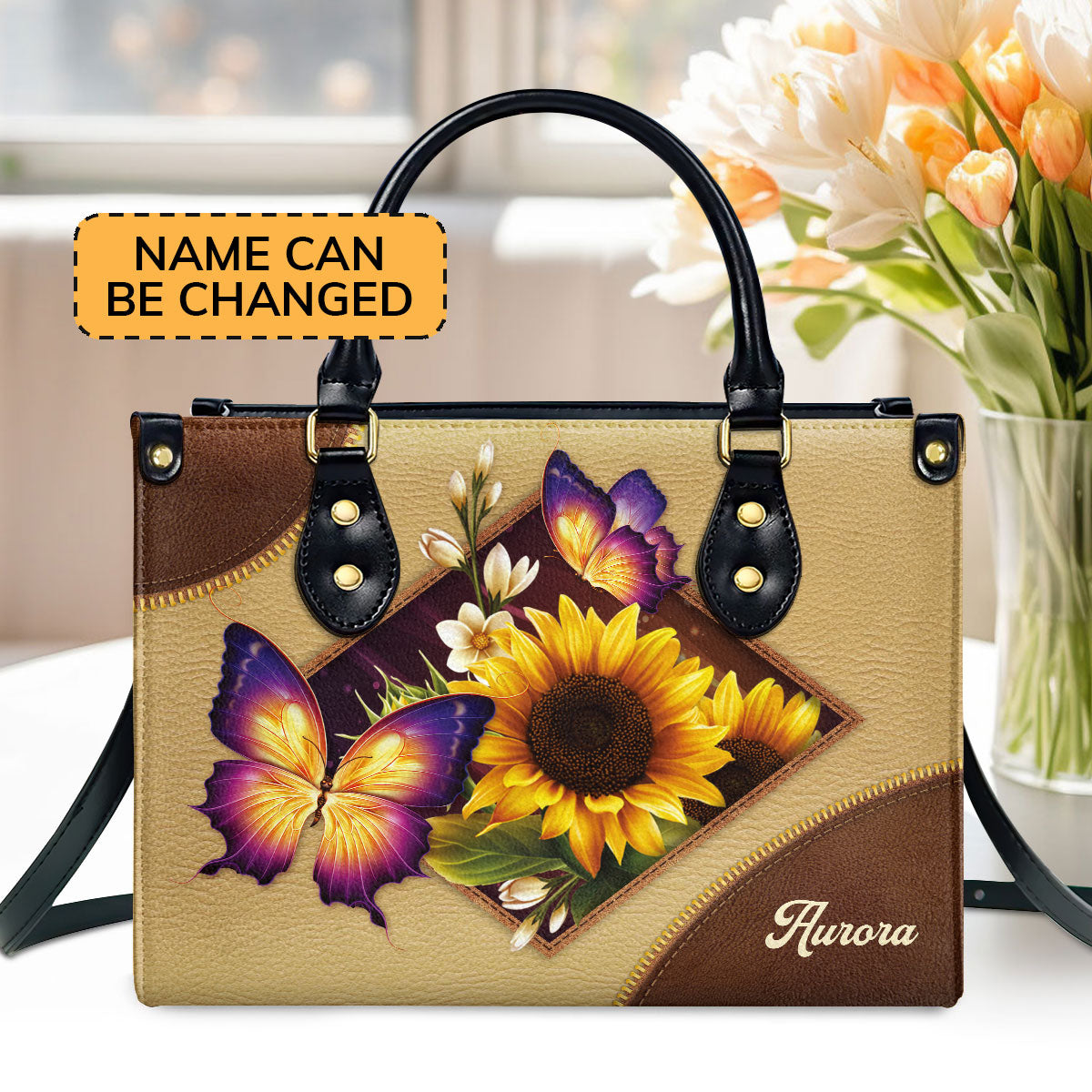 Faith-Inspired - Personalized Leather Handbag GMJSLB200086