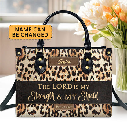 Faith Quote - Personalized Leather Handbag - Gift for Women GMJSLB200046