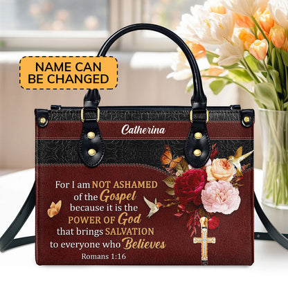 Faith-Inspired - Personalized Leather Handbag GMJSLB200080
