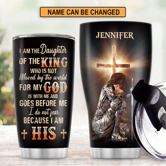 Daughter Of The King - Personalized Stainless Steel Tumbler