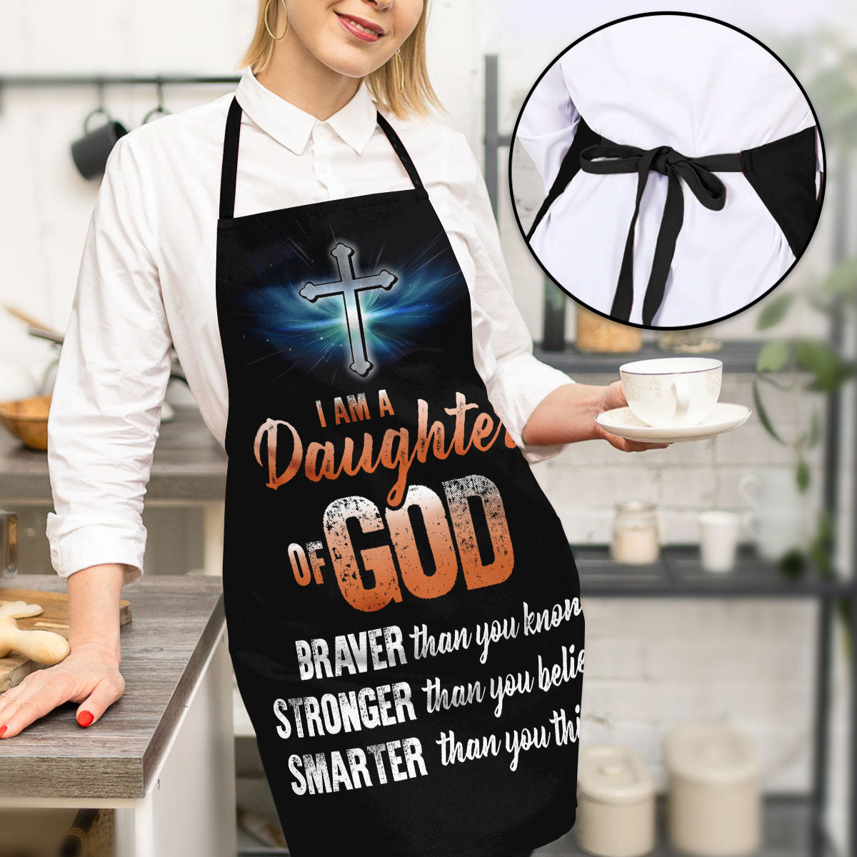 I Am A Daughter Of God - Christian Apron