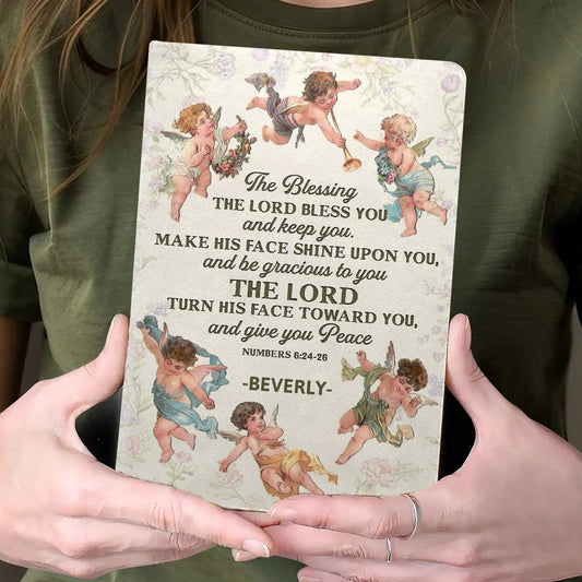The Blessing - Personalized Leather Cover Notebook GMJSNB200112