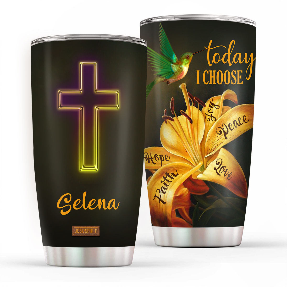 Today I Choose Joy - Personalized Stainless Steel Tumbler