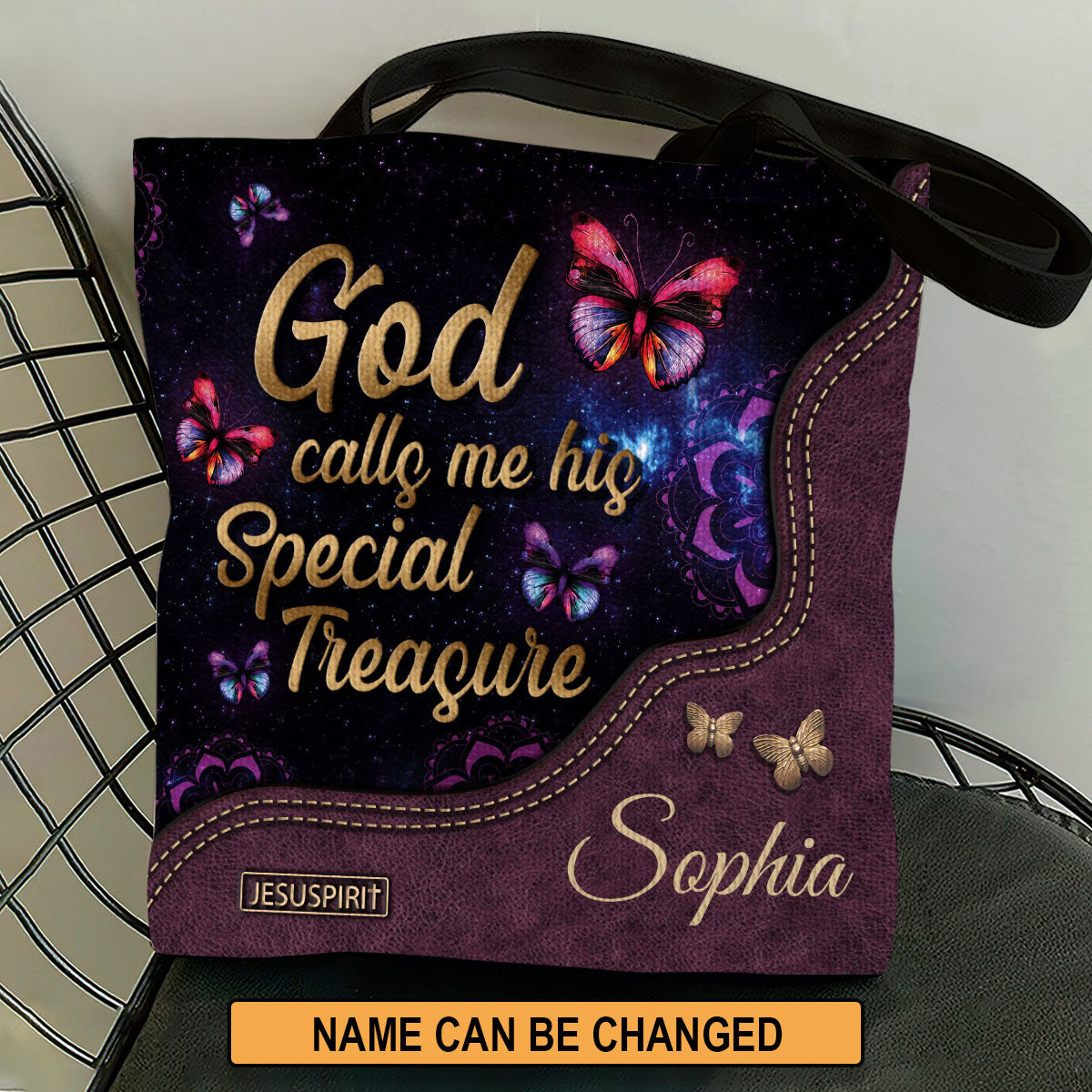 Matthew 5:8 Gift for Women - Personalized Tote Bag GTTJS10102