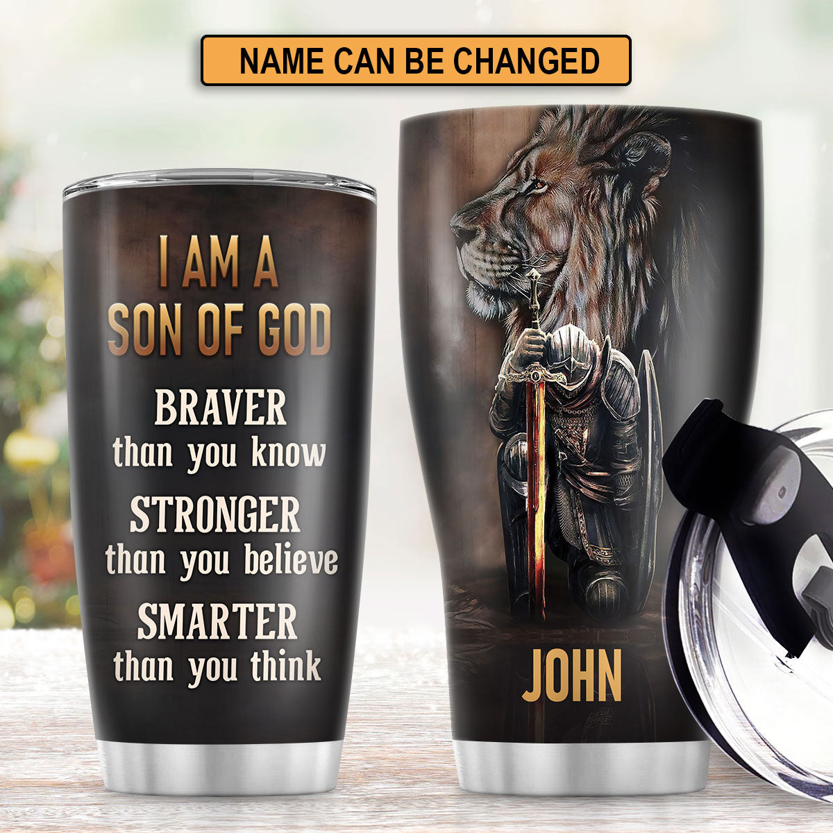 Son Of God - Personalized Stainless Steel Tumbler