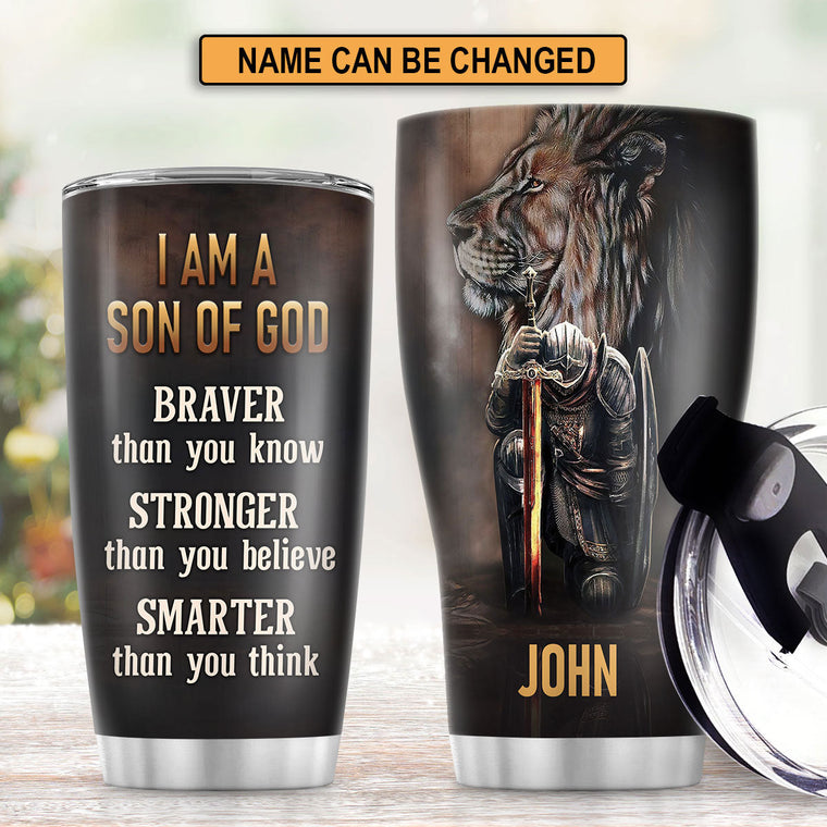 Son Of God - Personalized Stainless Steel Tumbler