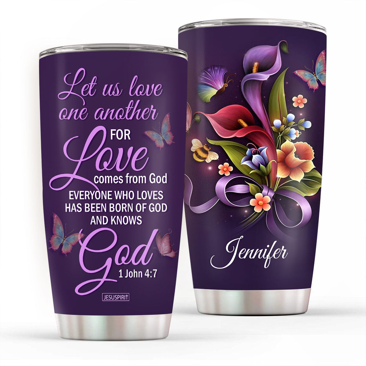 Born Of God Inspirational - Personalized Stainless Steel Tumbler
