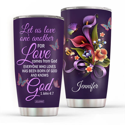 Born Of God Inspirational - Personalized Stainless Steel Tumbler
