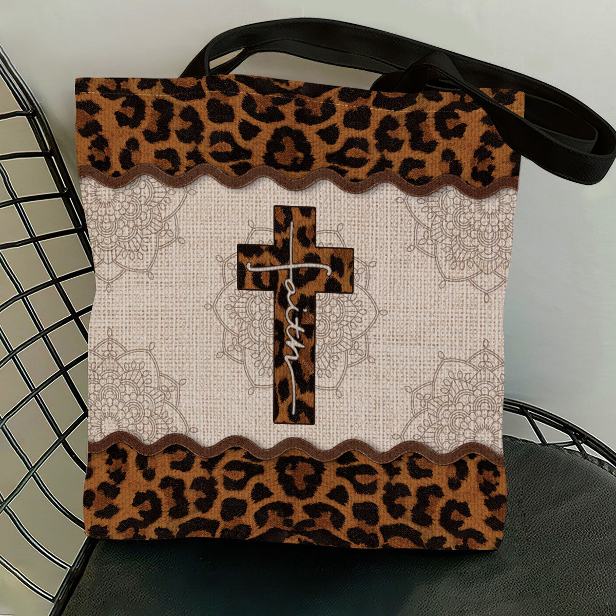 Cross Inspirational Tote Bag for Christian Women GTTJS10213