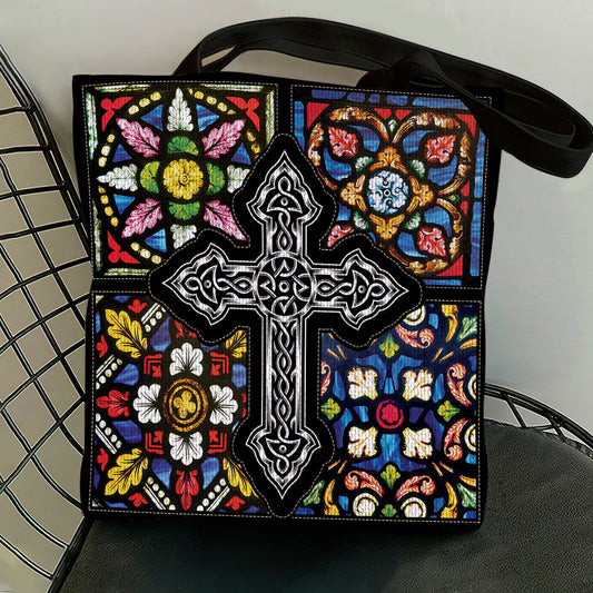 Inspirational Faith - Cross Design Tote Bag GTTJS10353