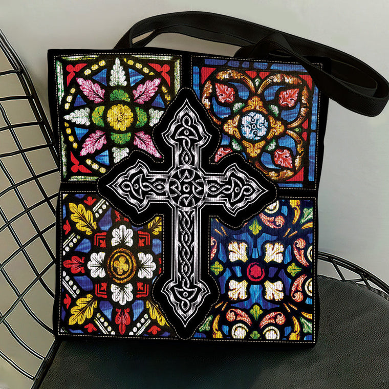 Inspirational Faith - Cross Design Tote Bag GTTJS10353