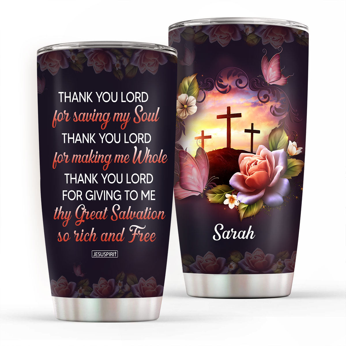 Thy Great Salvation - Personalized Stainless Steel Tumbler
