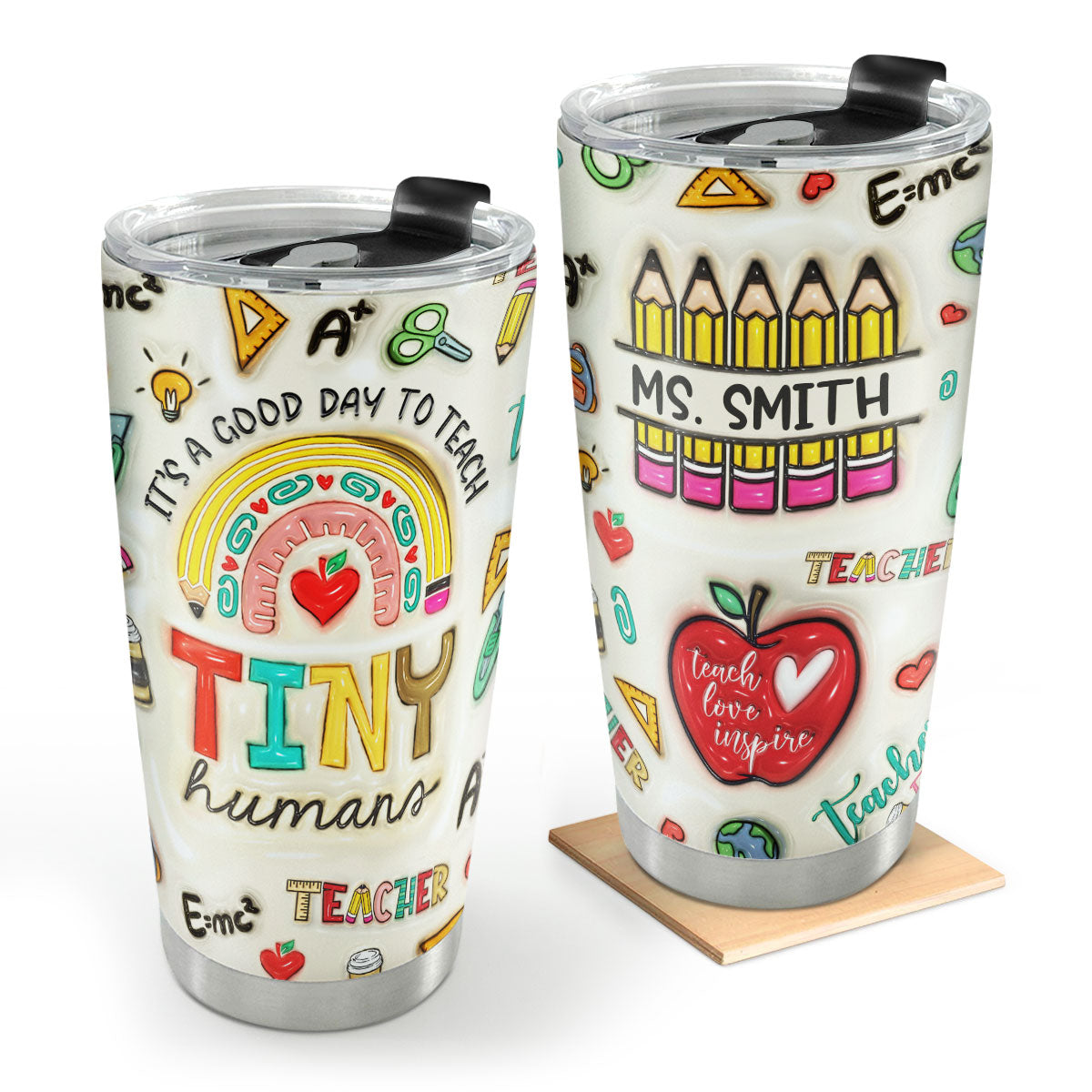 It's A Good Day To Teach - Personalized Stainless Steel Tumbler
