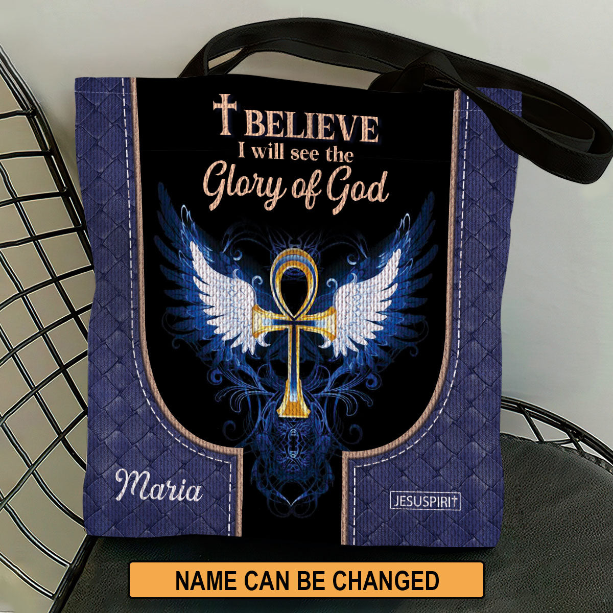 I Believe I Will See God's Glory - Personalized Tote Bag GTTJS10190