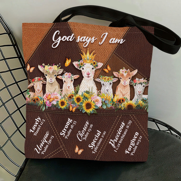 God Says You Are Chosen - Christian Tote Bag GTTJS10342