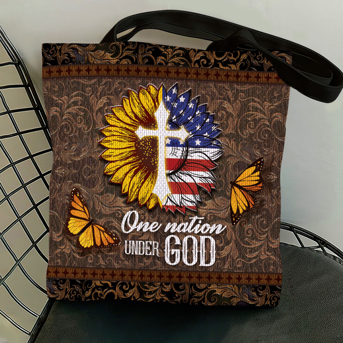 One Nation Under God - Patriotic Tote Bag GTTJS10341