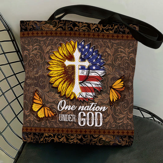 One Nation Under God - Patriotic Tote Bag GTTJS10341