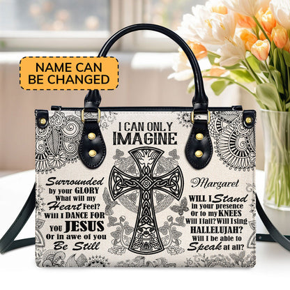 Inspirational Faith - Personalized Leather Handbag GMJSLB200027