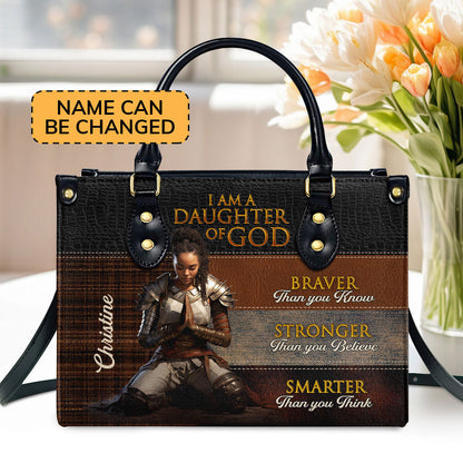 Faith-Inspired - Personalized Leather Handbag GMJSLB200031
