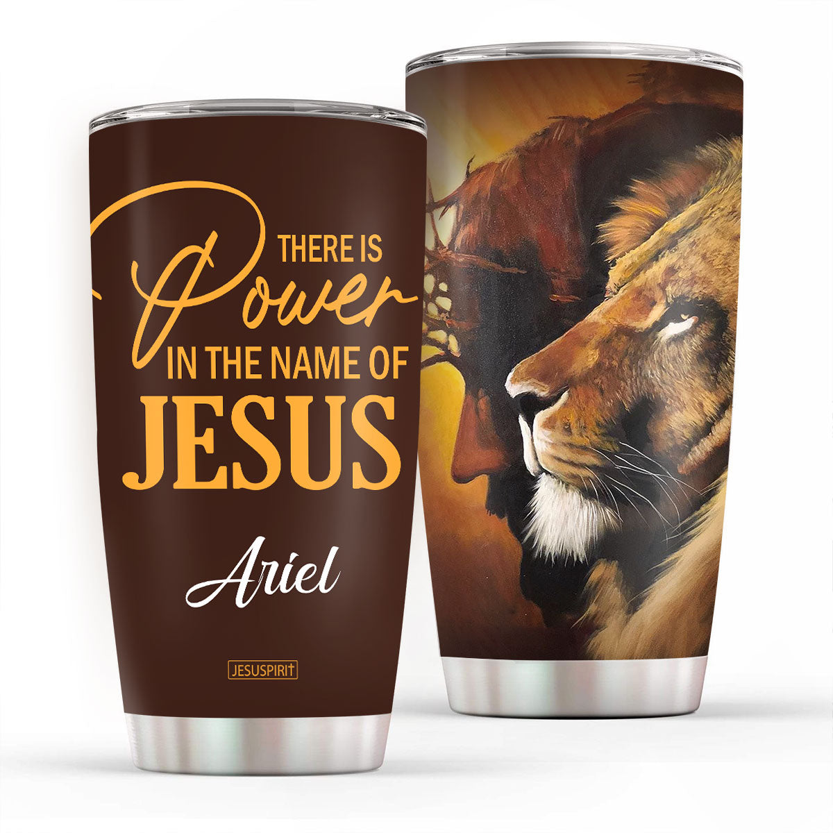 Power in Jesus - Personalized Stainless Steel Tumbler