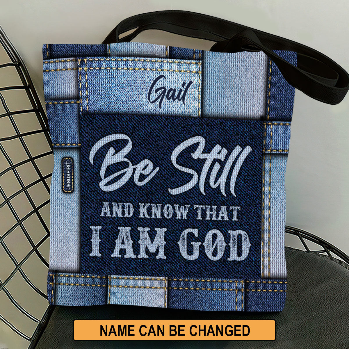 Be Still And Know Christian Faith Tote Bag - Personalized Gift for Her GTTJS10054