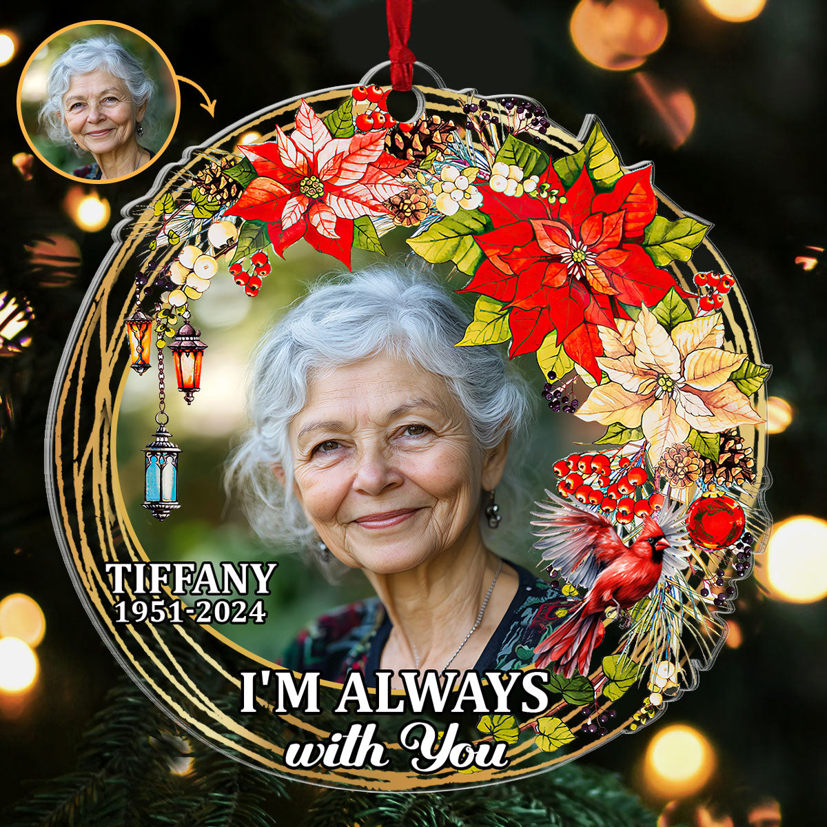 Memorial - Personalized Acrylic Ornament GOJS10142