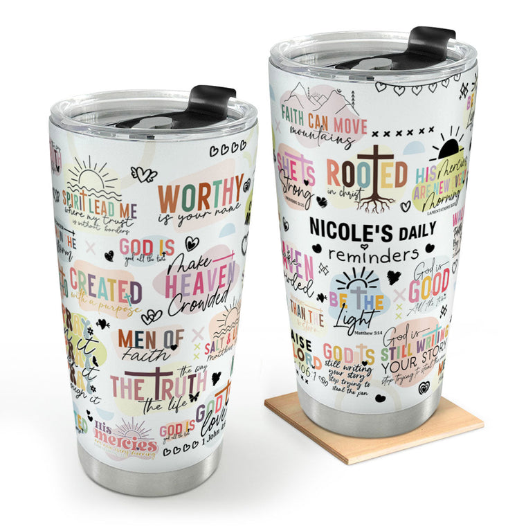 Faith-Inspired - Personalized Stainless Steel Tumbler