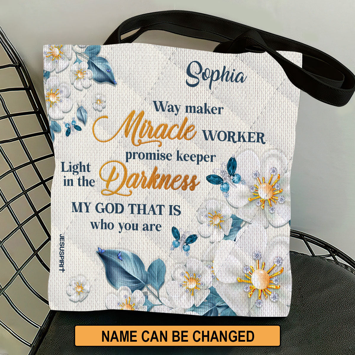 Way Maker and Miracle Worker - Personalized Tote Bag GTTJS10077