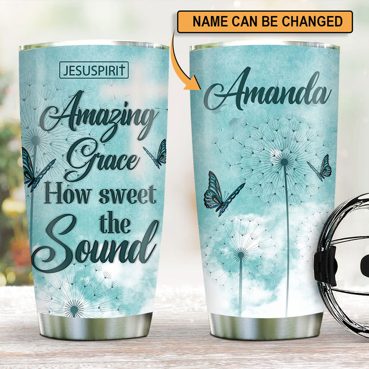Amazing Grace - Personalized Stainless Steel Tumbler
