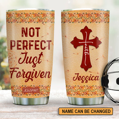 Just Forgiven - Personalized Stainless Steel Tumbler
