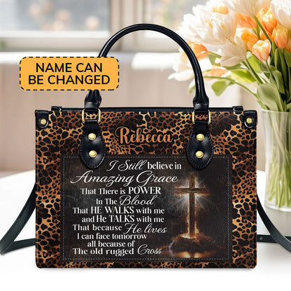 Faith-Inspired - Personalized Leather Handbag GMJSLB200020