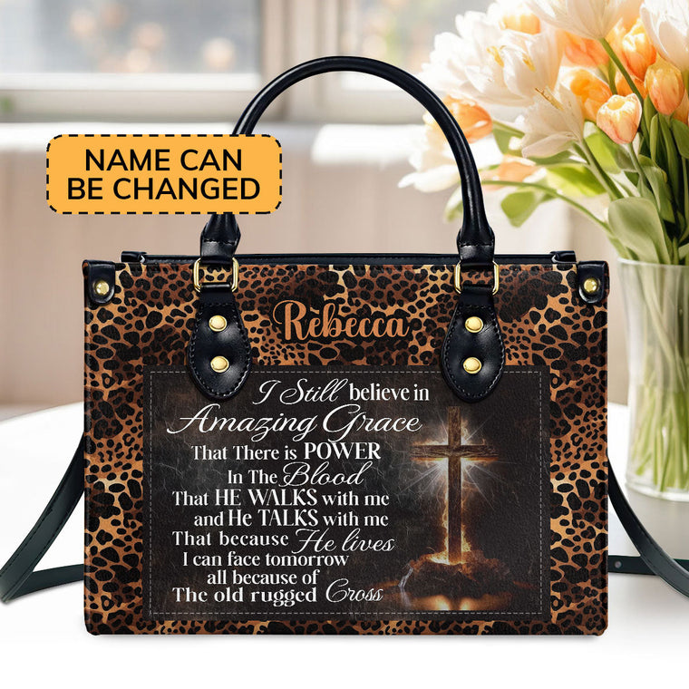 Faith-Inspired - Personalized Leather Handbag GMJSLB200020