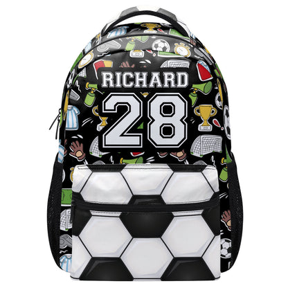 Faith-Inspired - Personalized Soccer Backpack for Kids