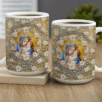 Holy Mary - Personalized Ceramic Coffee Mug