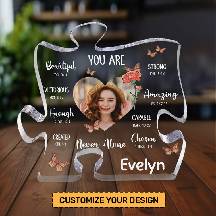 You Are Beautiful You Are Amazing - Personalized Acrylic Plaque GAPJS10293